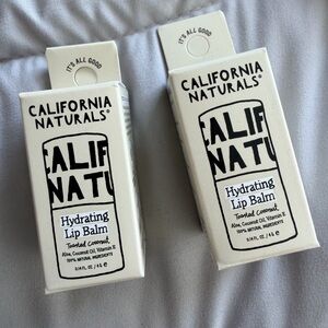 2 packs of California Naturals Hydrating Lip Balm tasted coconut 🥥